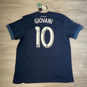 Adidas Los Angeles Galaxy Giovani Dos Santos 2016/2017 Jersey Men’s Size XL